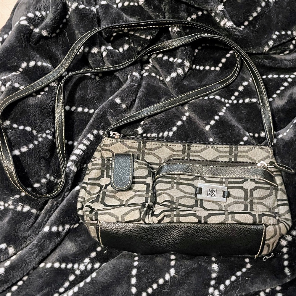 Stylish Black and Gray Women's Bag